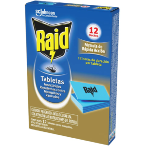 Raid Tabletas x12 un.