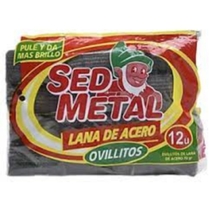 Lanas de acero Sed Metal x140 grs