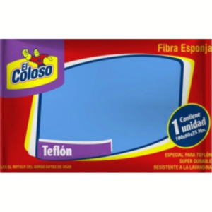 Fibra Esponja Teflon El coloso